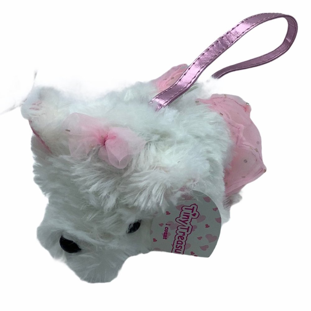 Fantasia puppy dog‎ handbag purse NWT pink bow tutu